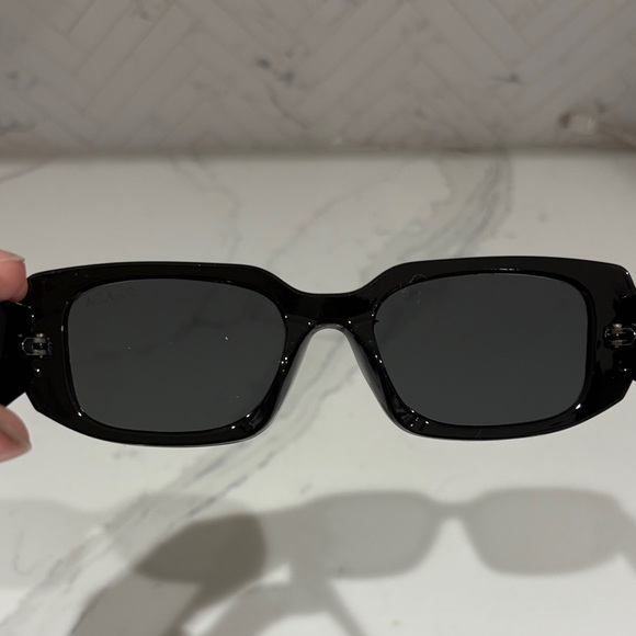Prada Black Logo Sunglasses - Picture 6 of 6